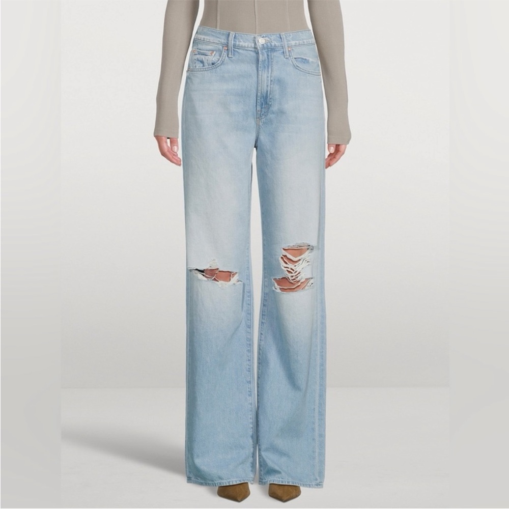 Mother Superior Destructive Maven Heel Wash Ripped Off Distressed Jeans Sz 31